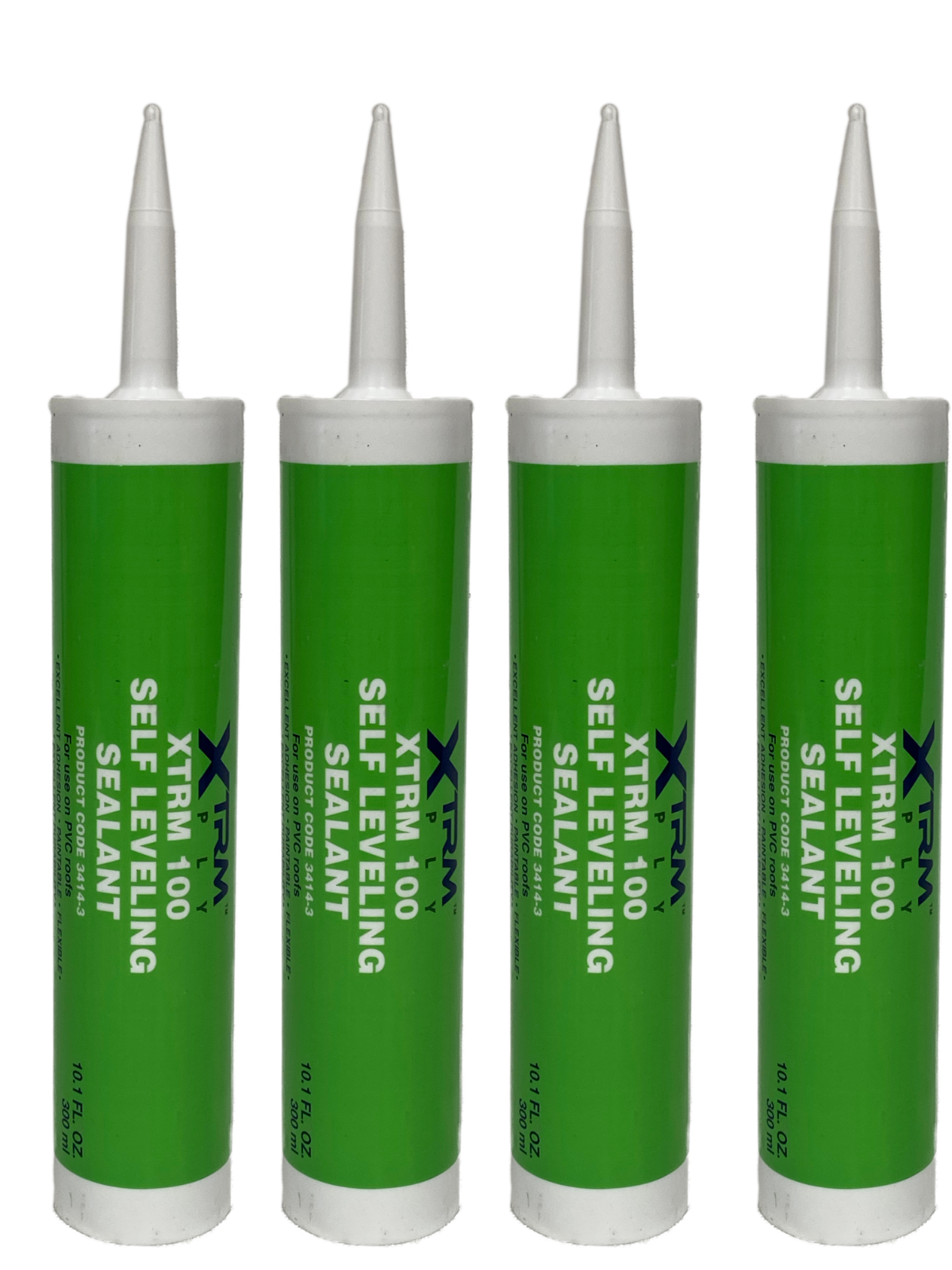 4 Pack XTRM 100 Camper Roof Self Leveling Sealant RV Rubber Roof Caulk