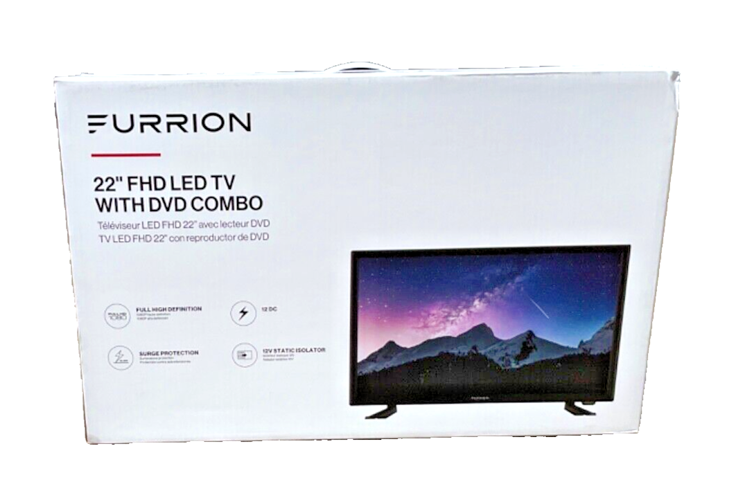 Furrion 22" FHD LED TV With DVD Combo CamperRVMotorhome