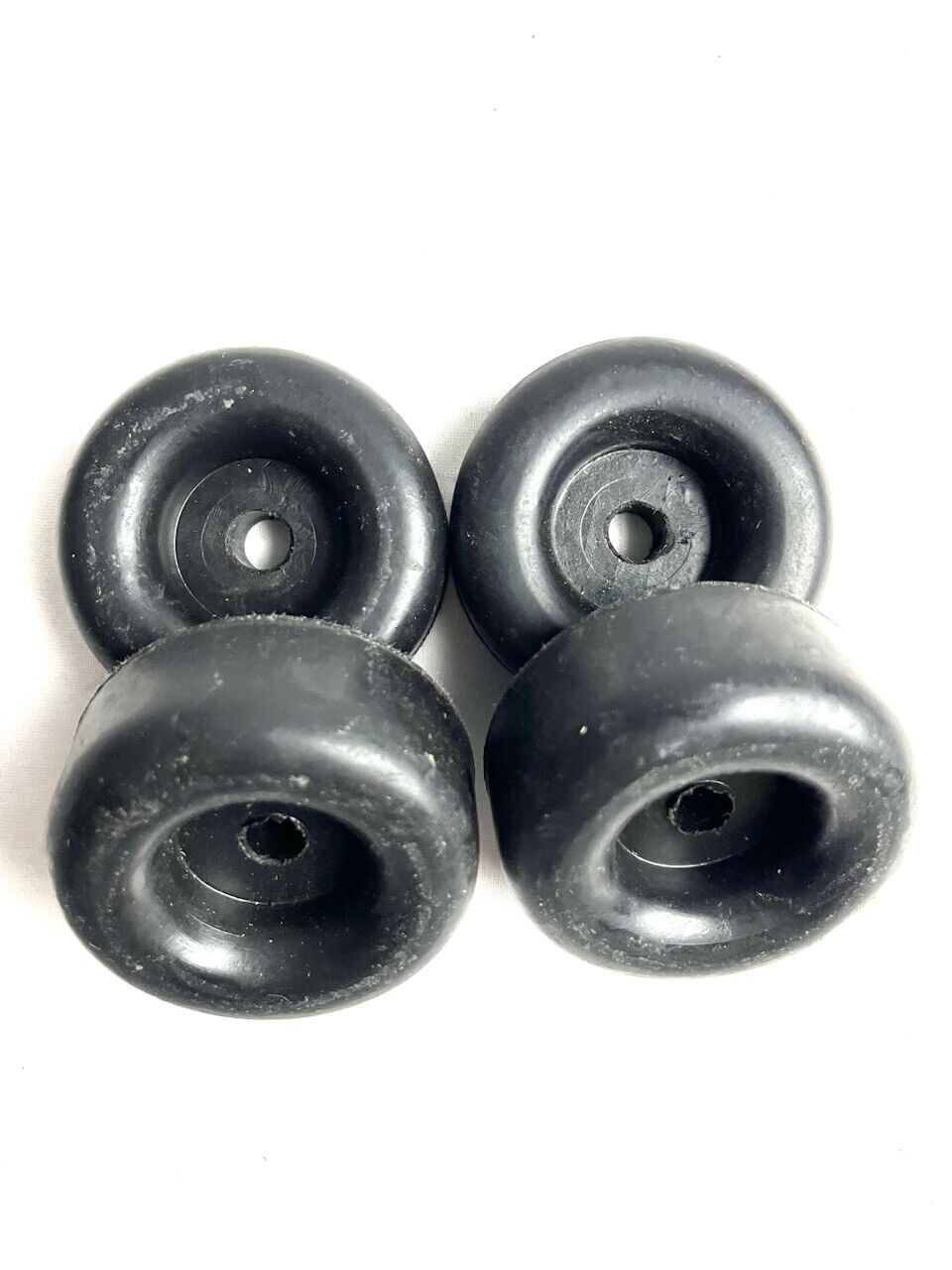 4Pcs Cargo Trailer Ramp Door Replacement Black Rubber Bumper 2.5" Round