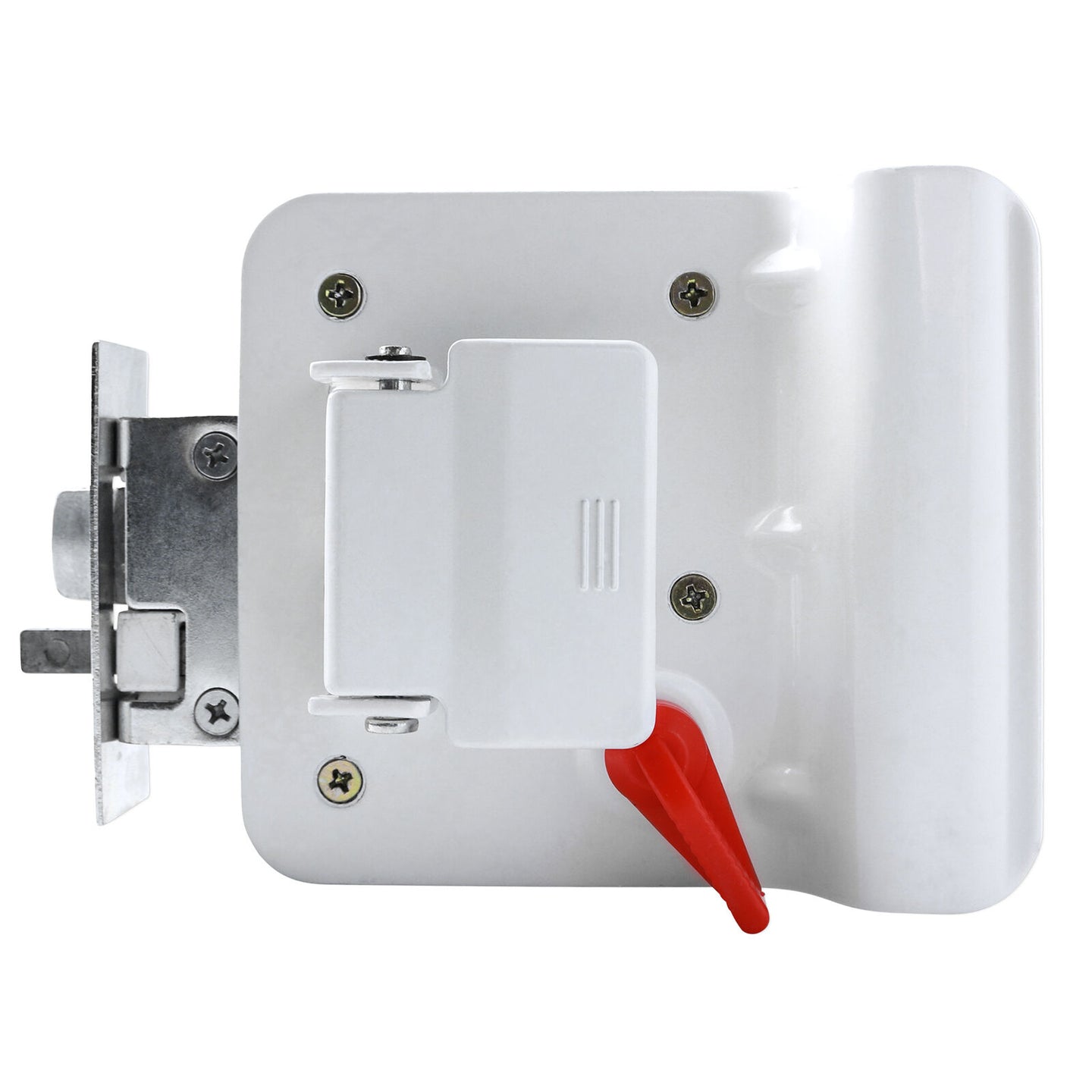 White RV Paddle Entry Door Lock Latch Handle Knob Deadbolt NEW Camper Trailer