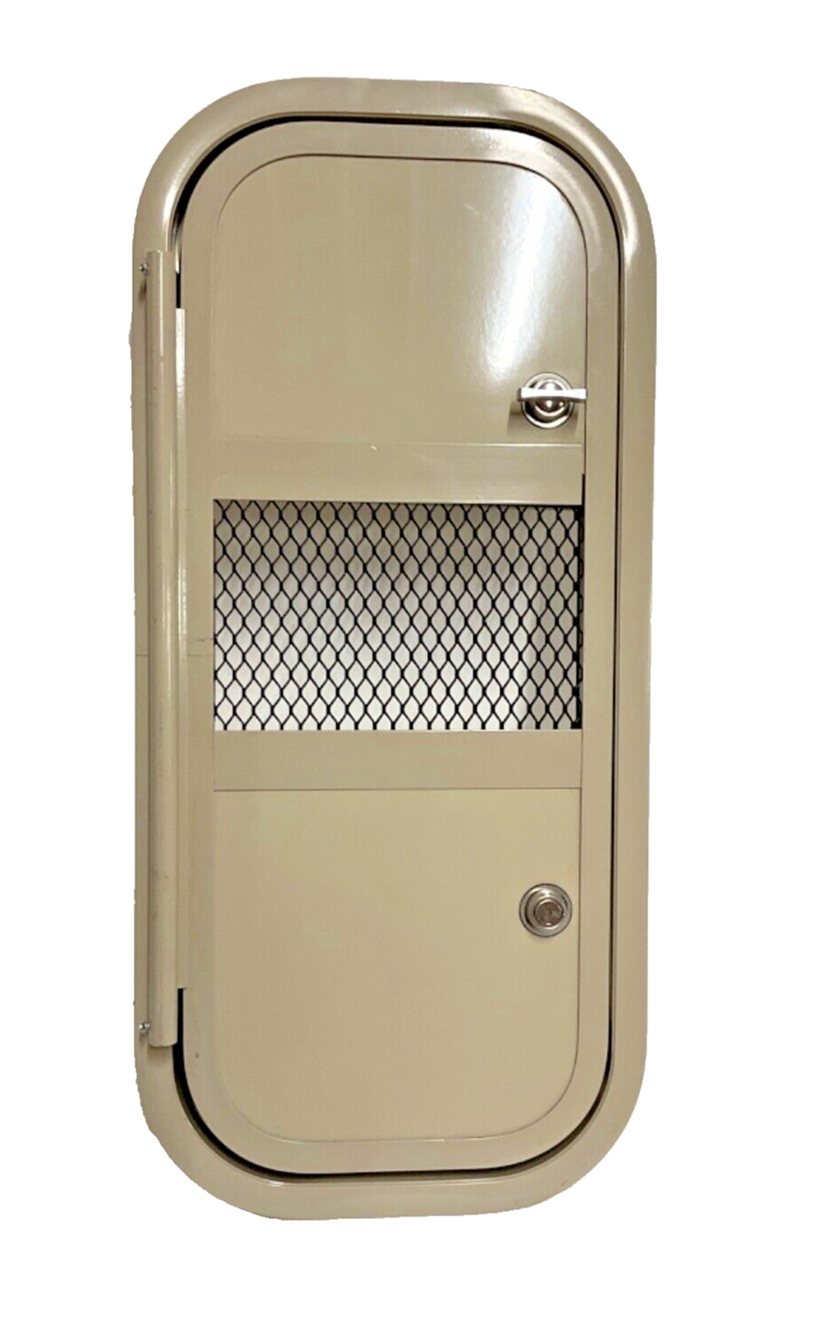 Lippert RV Cargo Access Door 22.875 X 9.875 Tan /Beige W/ Lock Motorho