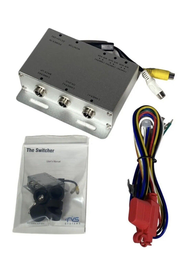 Switch Box Camera Rear View Safety 3-Channel Switcher Box RVS-501N-3 Camper Van RV Camer
