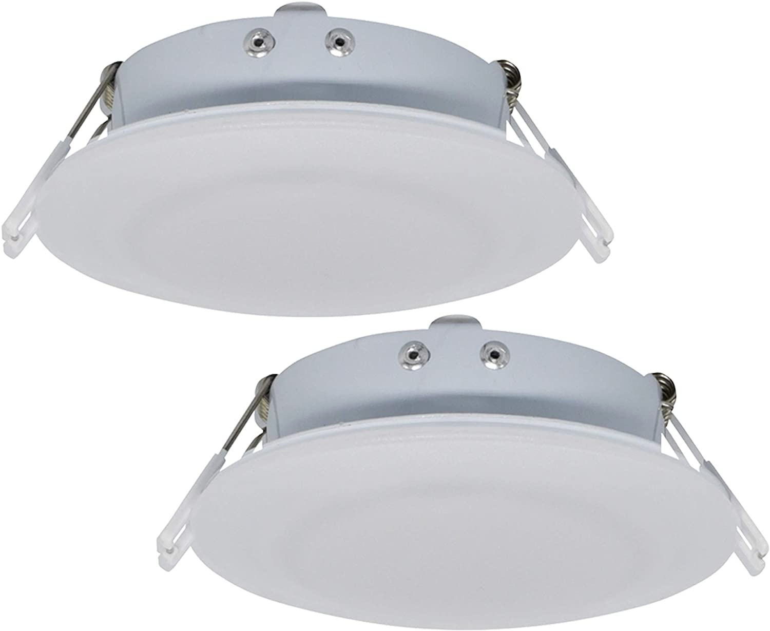 Qai Rv Led Fan 2 PACK. QAI 4.5 Inch LED RV Puck Light RSBF4N-008 Full Aluminum Recess