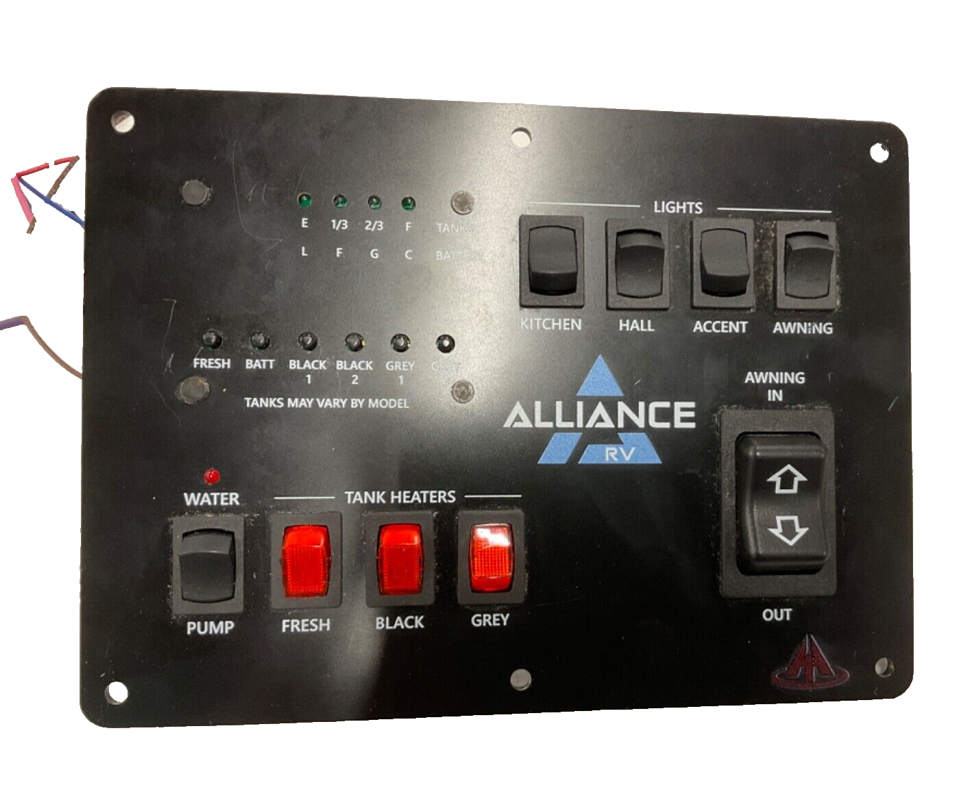 KIB Electronics RV Control Panel M3120-NPIG Camper-Trailer