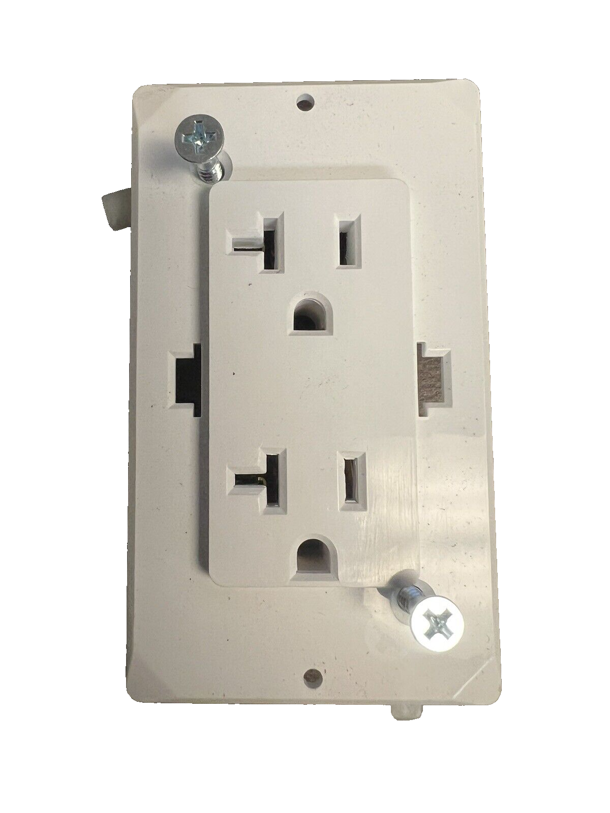 Wirecon Self-Contained Universal Duplex Receptacle White RV-Camper Mot