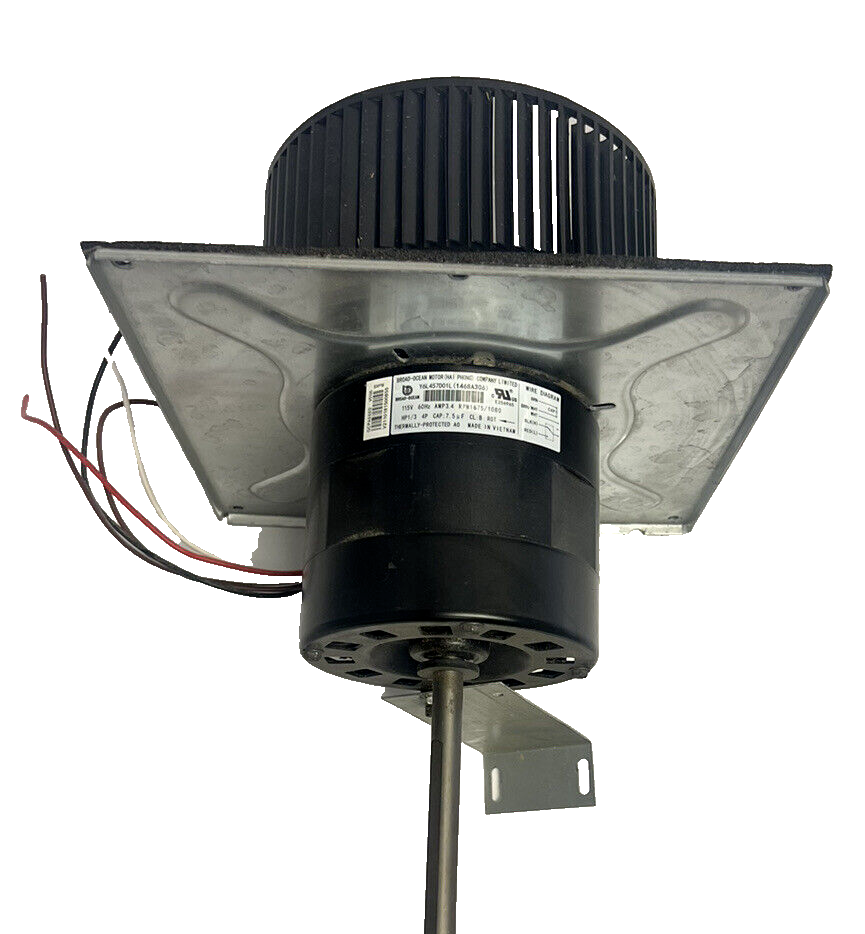 New Rv Motor RV AC Broad Ocean Motor Y6L457D01L W/Wheel NO FAN BLADE Camper-Motorho