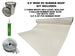 8.5' Width PVC RV Rubber Roof Installation Kit Bright White - Select Your KIT Size