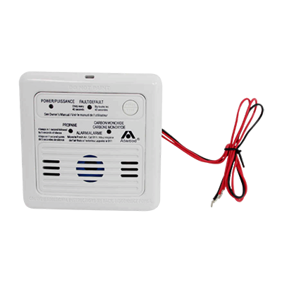 12V Atwood 36681 WHITE Carbon Monoxide & LP Gas Propane Detector Alarm RV Trailer