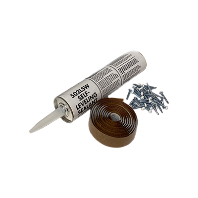 RV Roof Vent/Skylight Universal Installation Kit - Screws, Putty, & Self Level Caulk